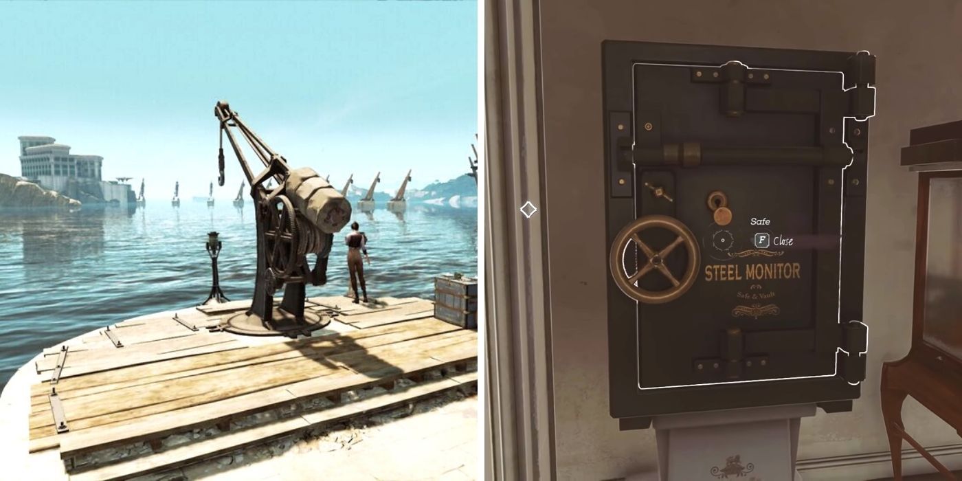 Dishonored 2 - Campo Seta Dockyard Pier - A Safe about to be opened