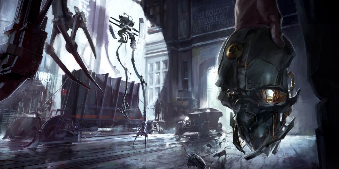 Dishonored Artwork Mask City Streets