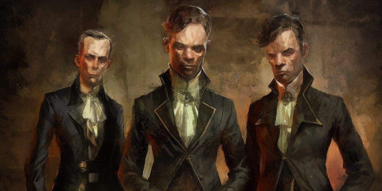 Dishonored Artwork Well-Dressed Men