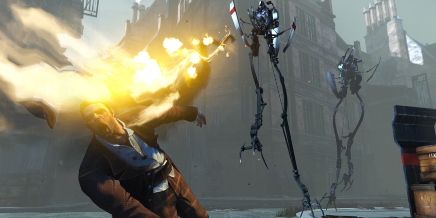 Dishonored Flamethrower Robot