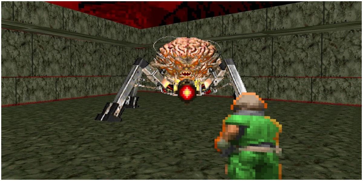 Gameplay from Doom for the Nintendo Switch.