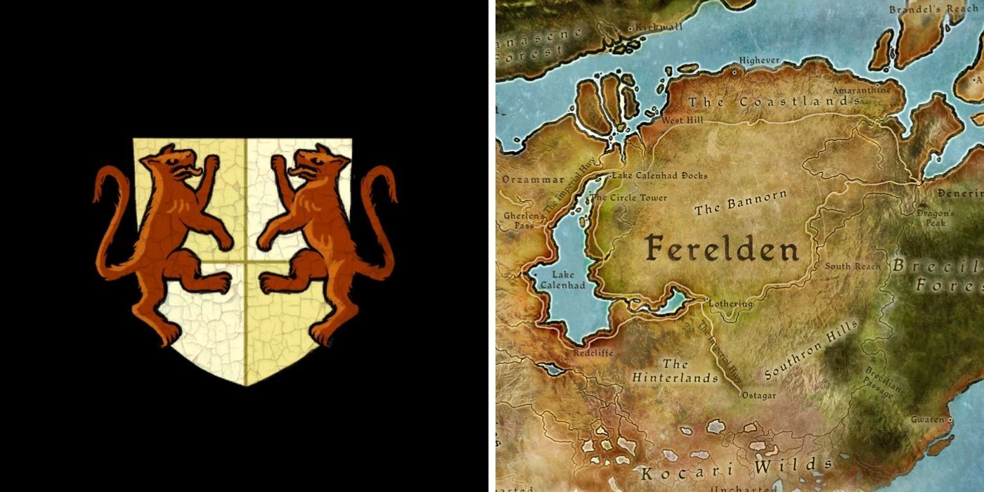 dragon age map of ferelden