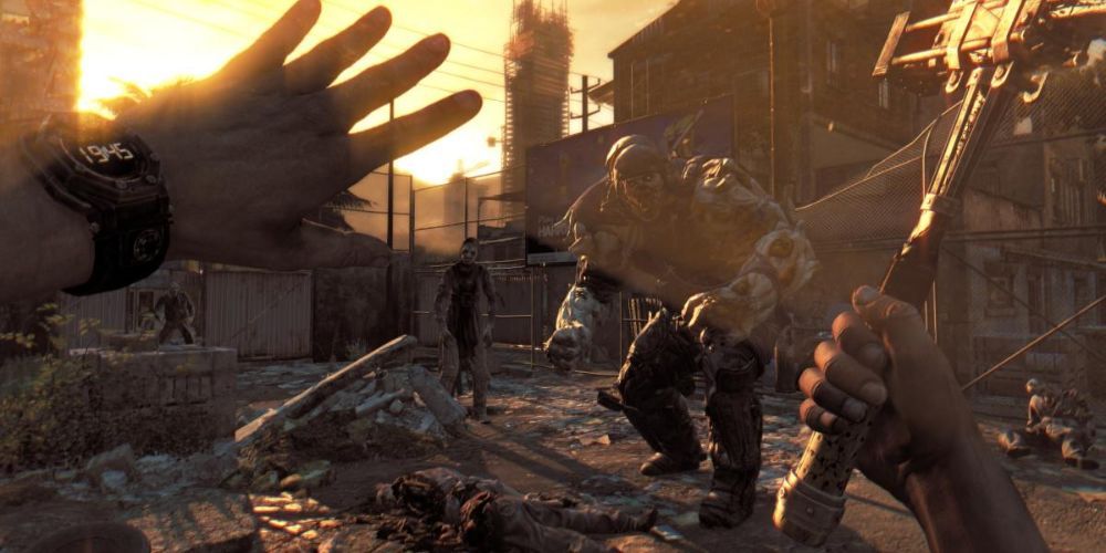 Screenshot of Dying Light gameplay.