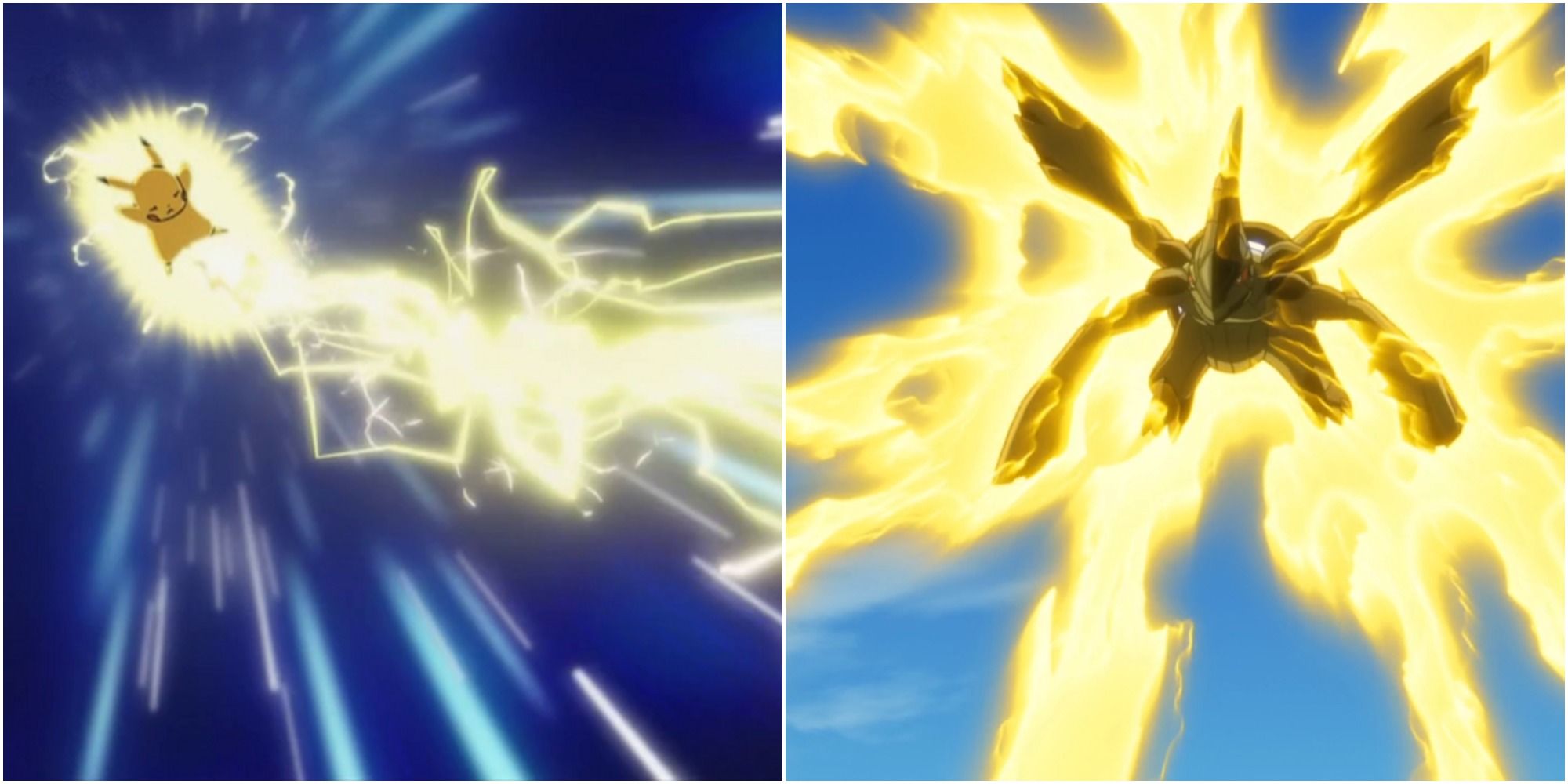 Pikachu Bolt Strike Thunder Zekrom Electric Type Move