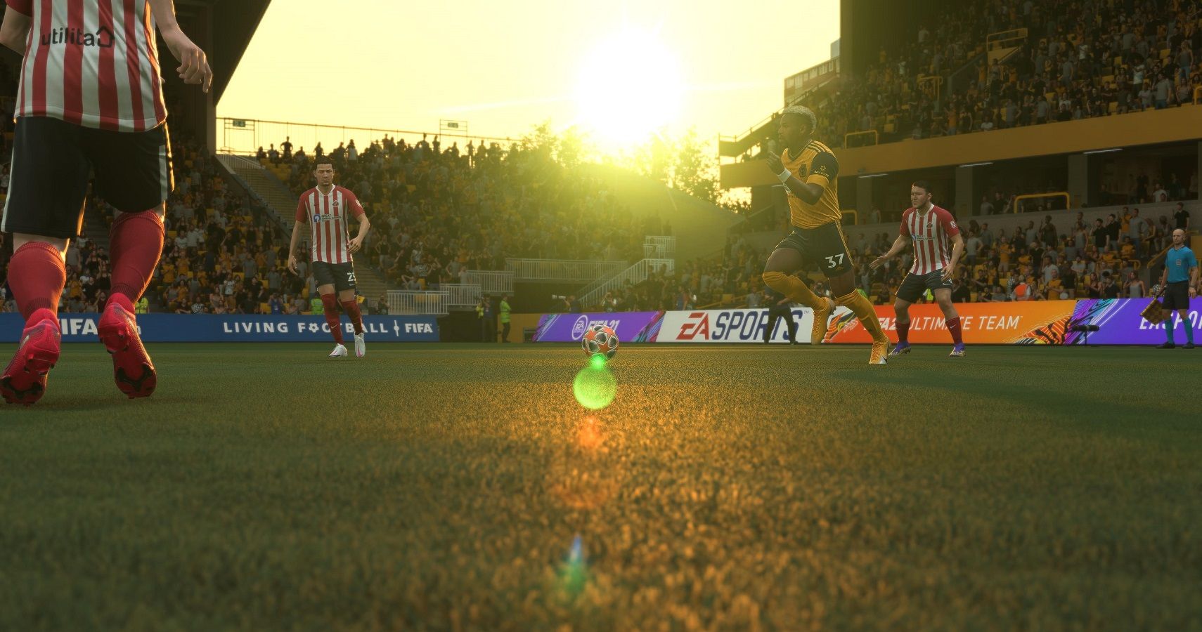 Adama Traore dribbling FIFA 21