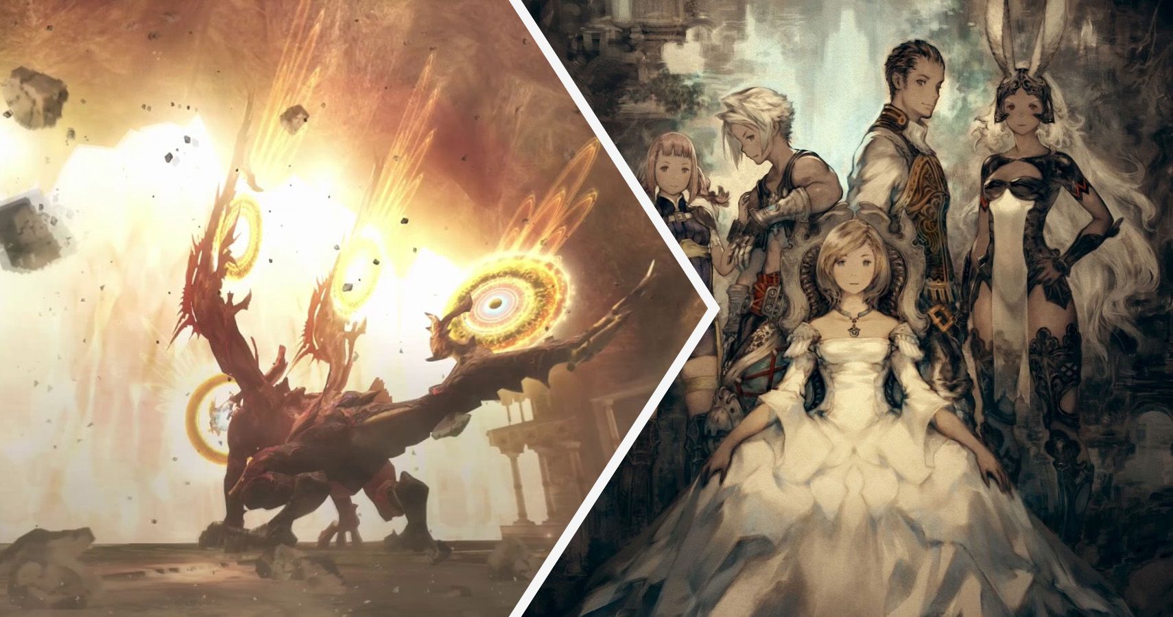 Final Fantasy 12 Hell Wyrm Boss Collage