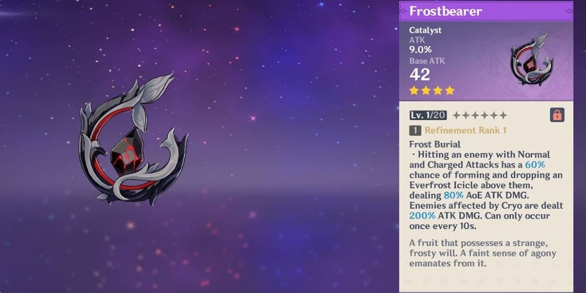 Frostbearer weapon