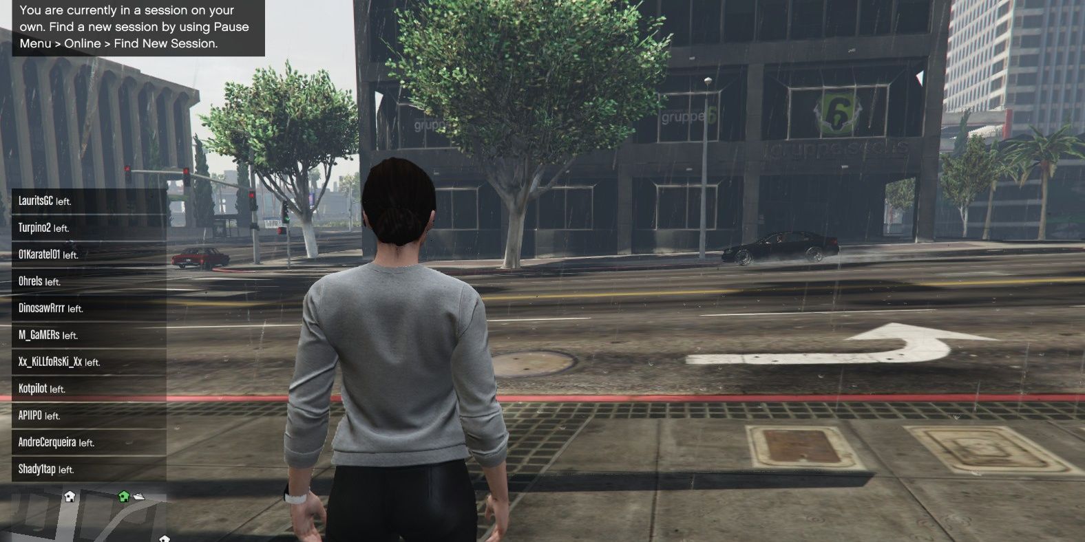 GTA Online Public Lobby Empty