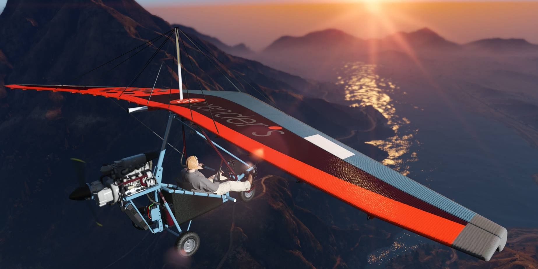 GTA Ultralight Glider Flying