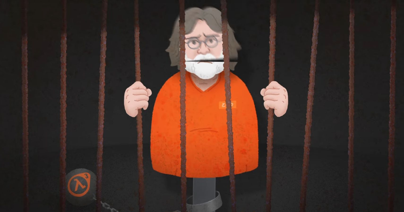 It sure sounds like Valve's Gabe Newell is having a lovely time in