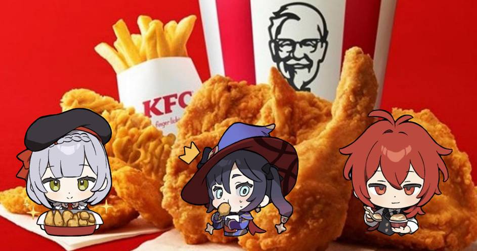 Genshin Impact Players Are Crowding Into Kfc For Noelle And Diluc Souvenirs