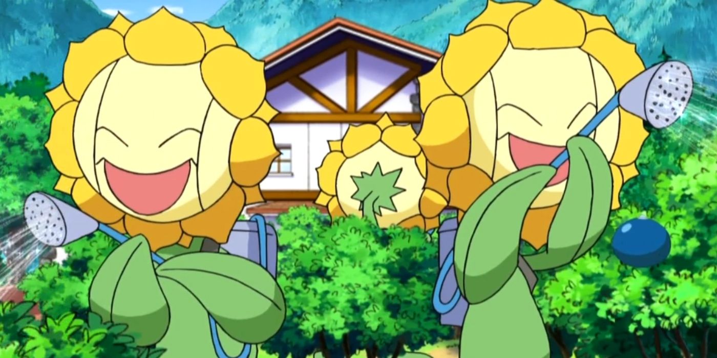 Grass Pokemon Sunflora