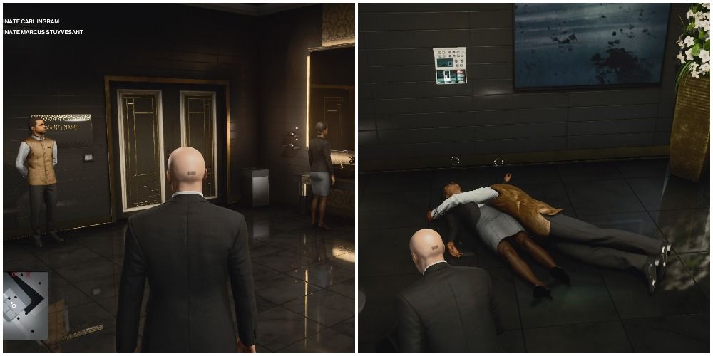 Hitman 3 Clearing Out The Bathroom In Dubai