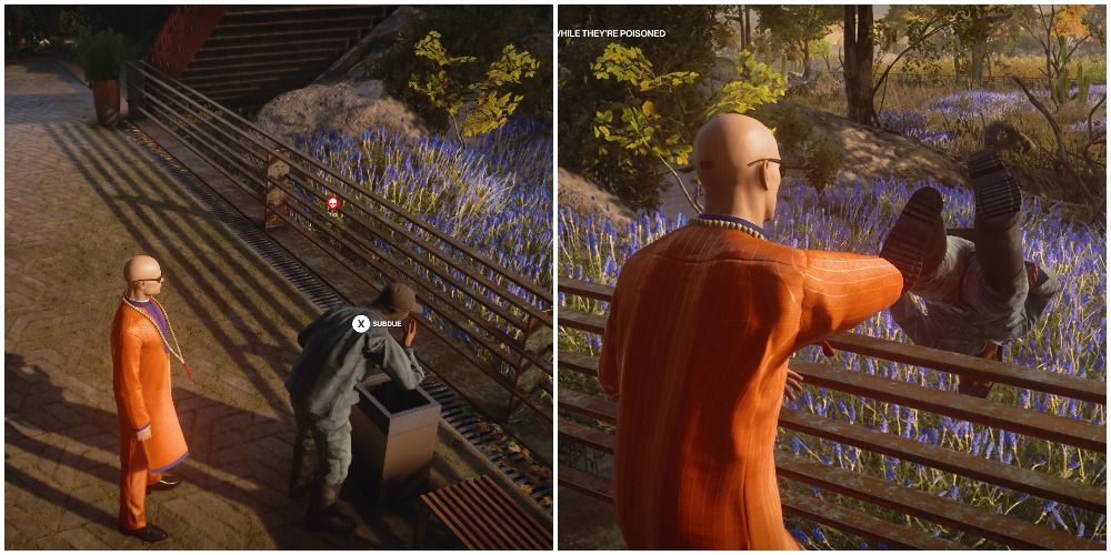 Hitman 3 Gaucho Antiquity Level Two Disposing Of A Poisoned Worker