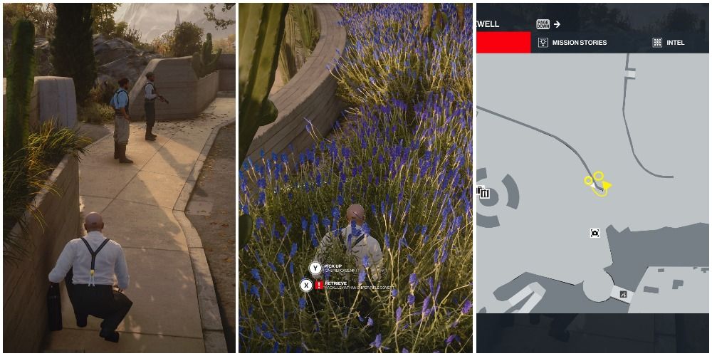 Hitman 3 Sneaking Around Guards And Hiding Your Sniper Rifle