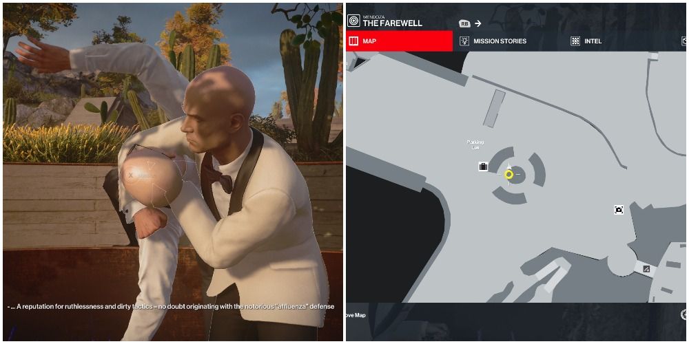 Hitman 3 Subduing Aron Ford Jr As He Looks At A Rare Bird