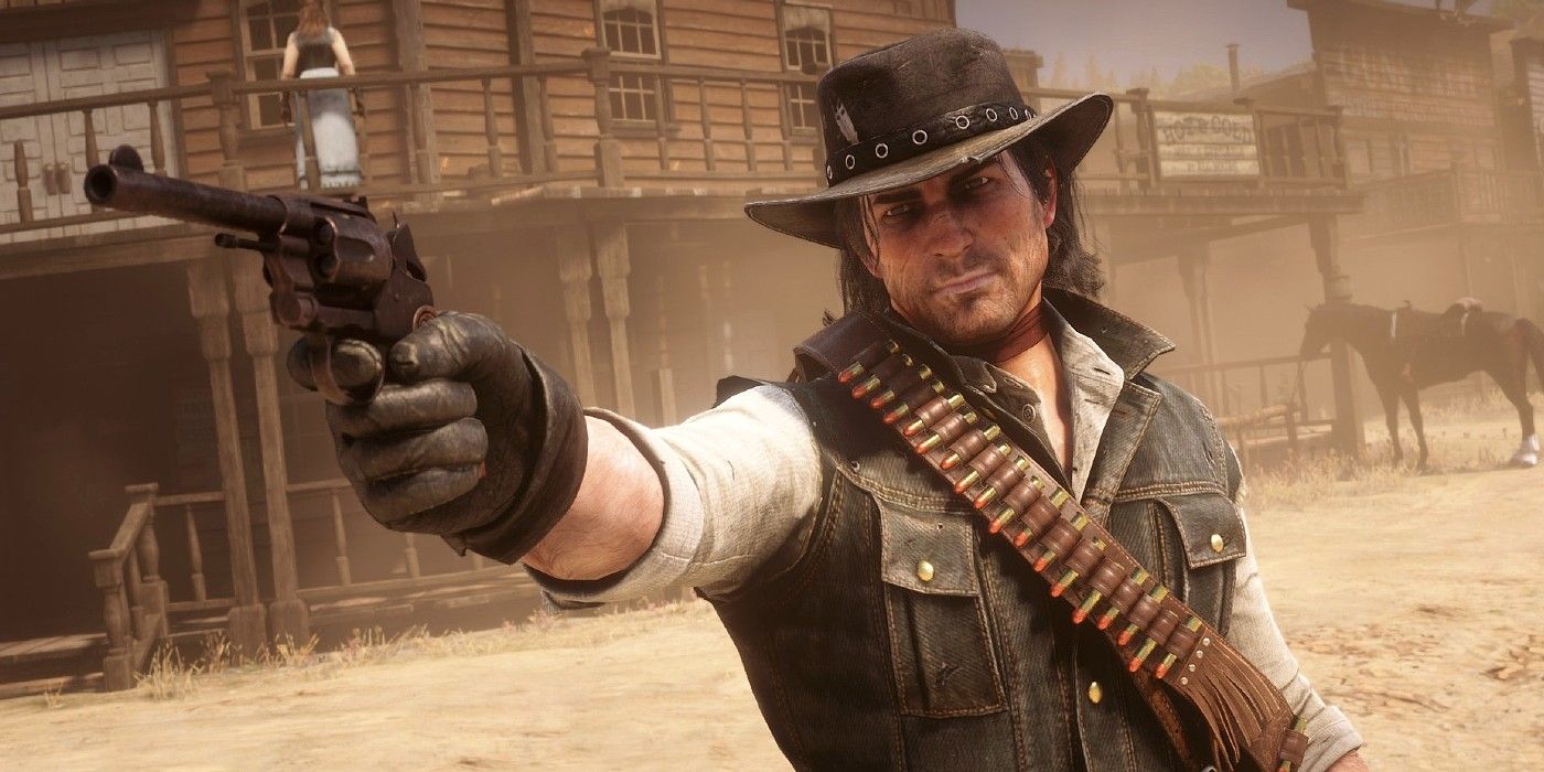 semafor Thrust slidbane Red Dead Redemption 2 Player Shows John Marston Actually Can Swim