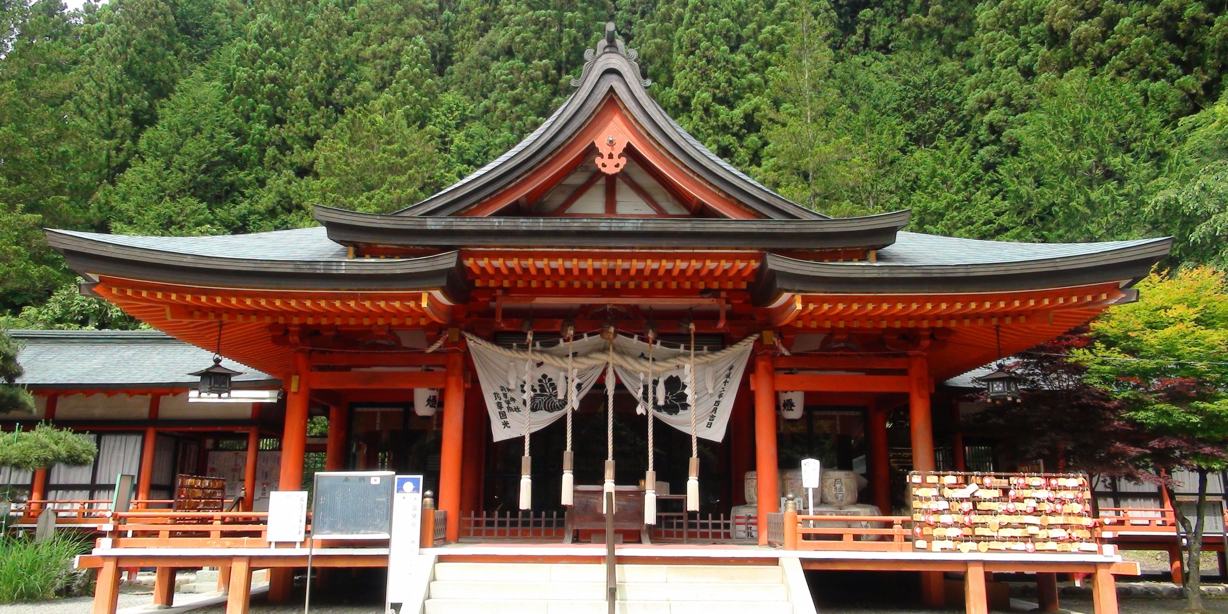 The Kanazakura shrine in Kai, Yamanashi, Japan.