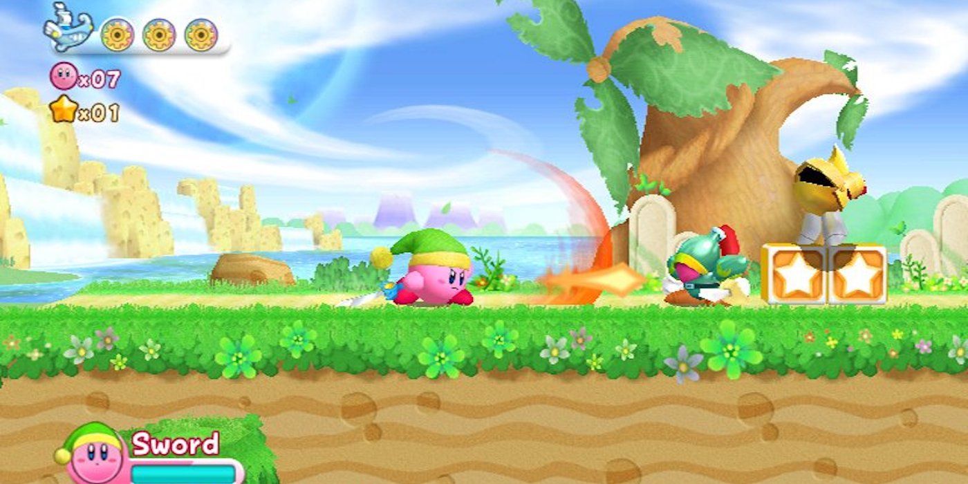 Kirby's return to dreamland single player gameplay