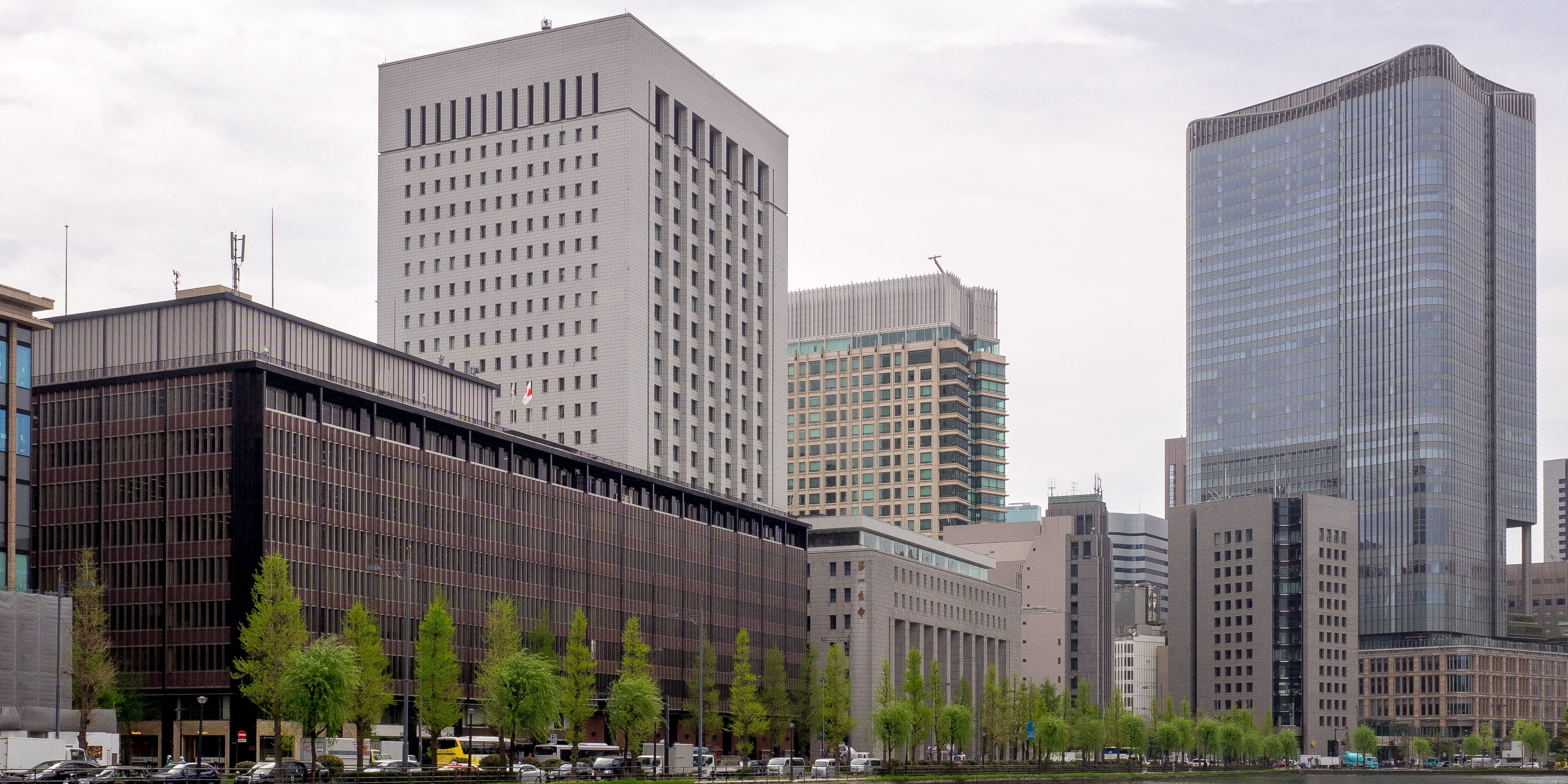 The Marunouchi District in Tokyo, Japan, which Saffron City in Pokemon is based on