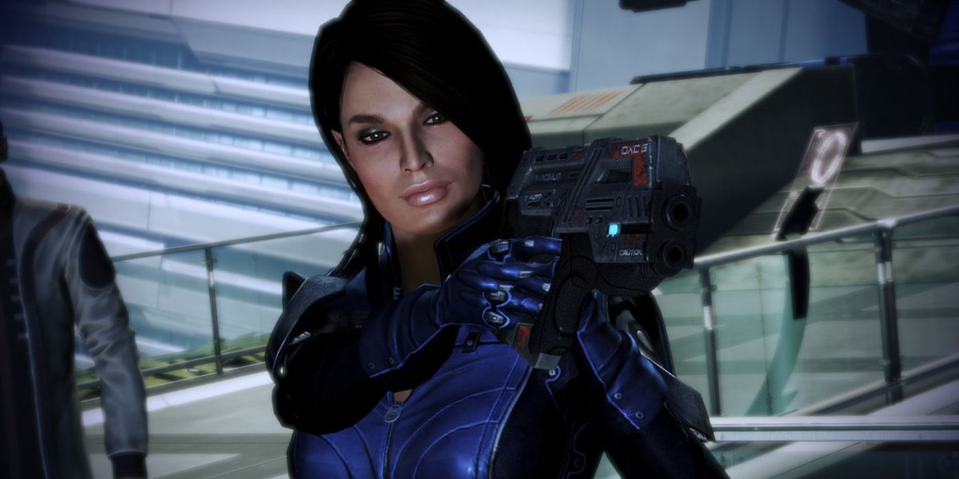 Mass Effect 3 Ashley Pointing Gun