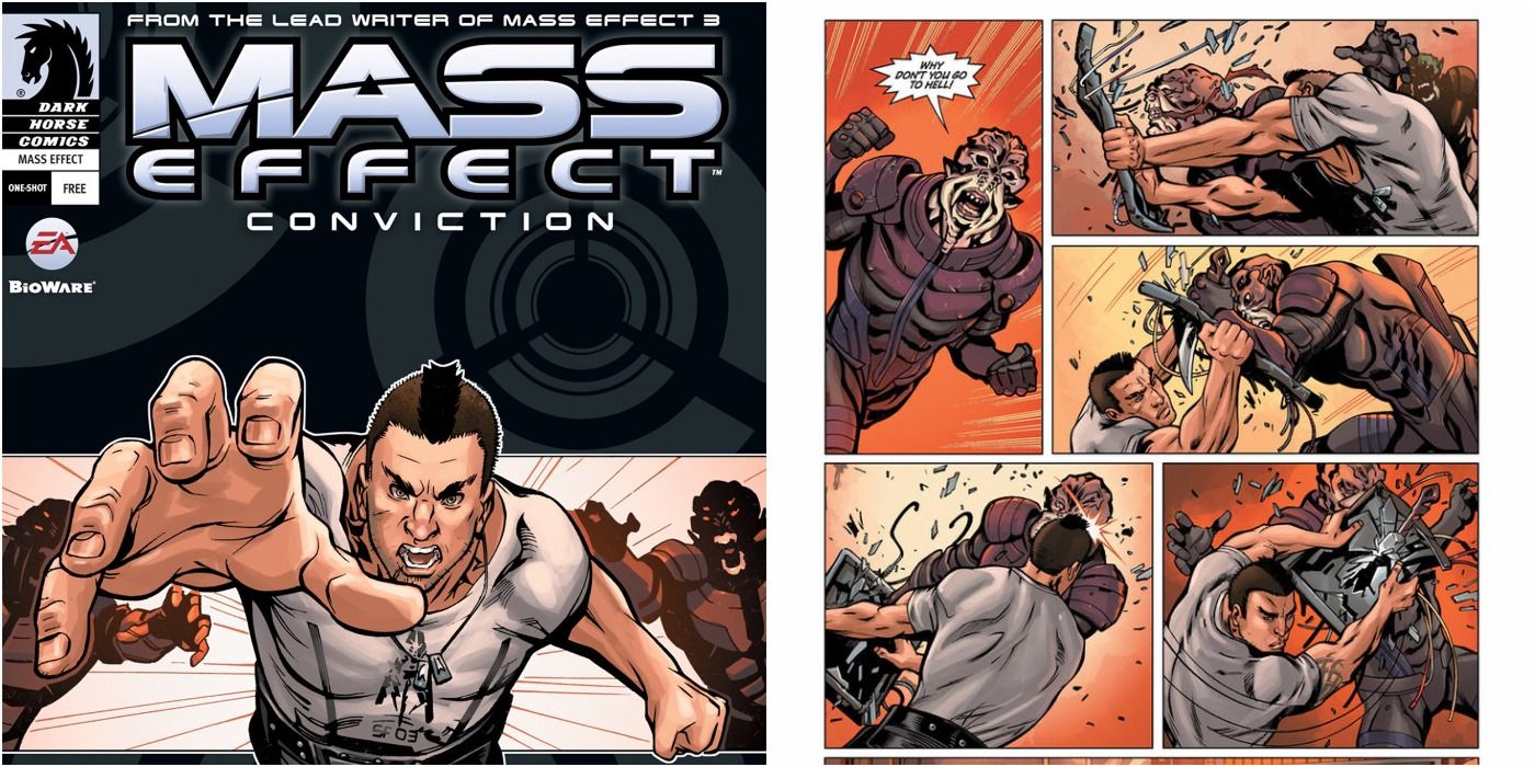Mass Effect Conviction Cover and Comic
