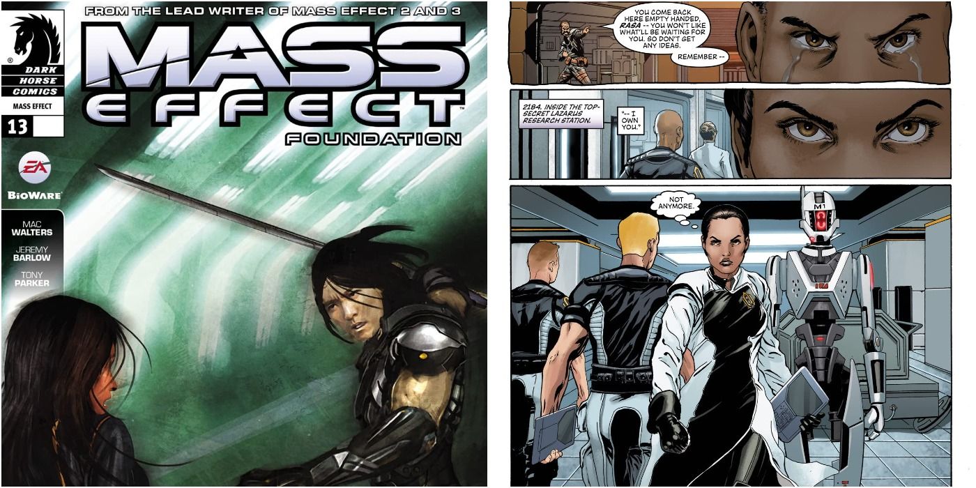 Mass Effect Foundation Issue Thirteen Cover and Comic