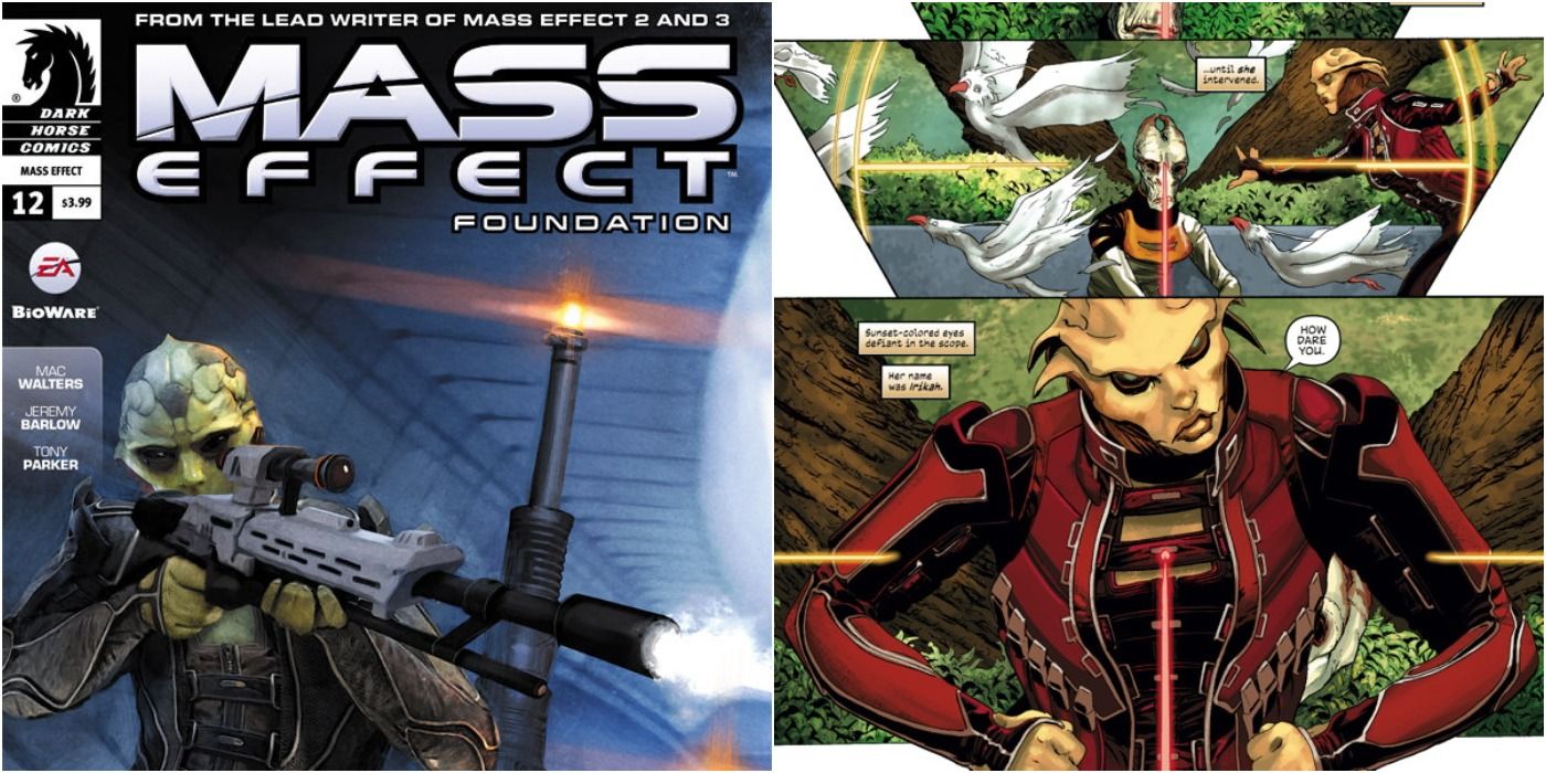 Mass Effect Foundation Twelve Cover and Comic
