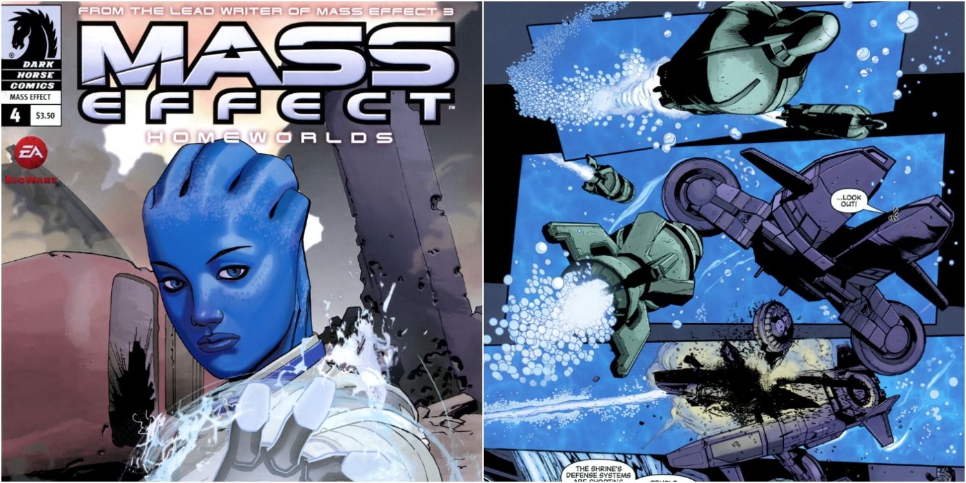 Mass Effect Homeworlds Four and Comic