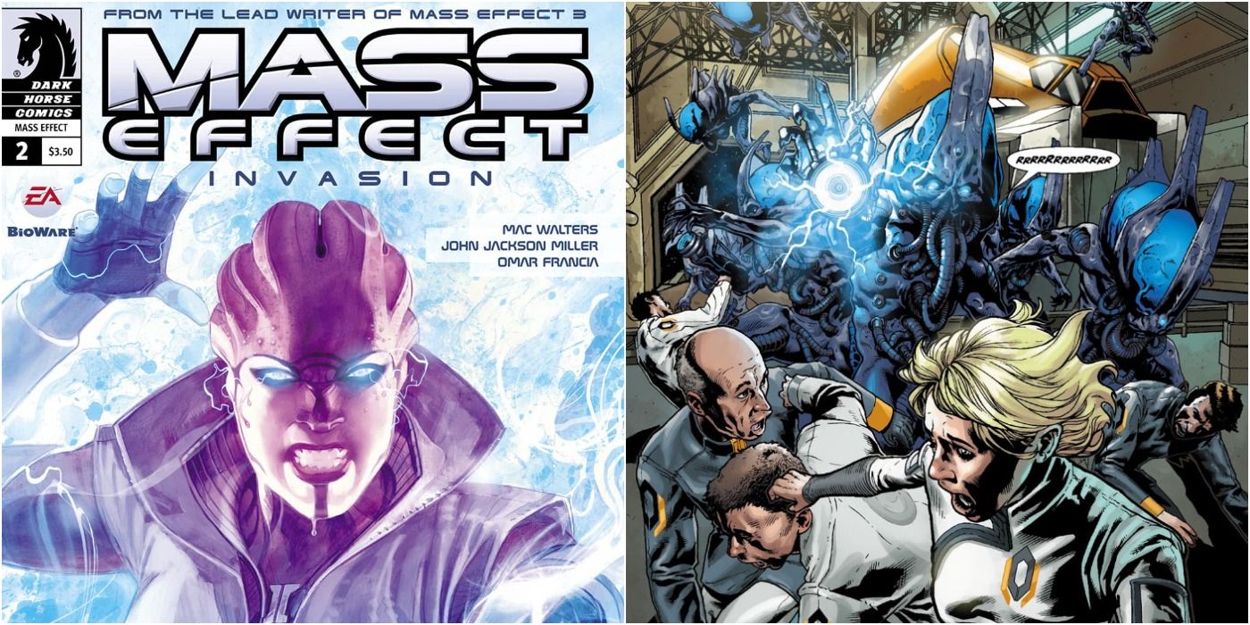 Mass Effect Invasion Cover and Comic