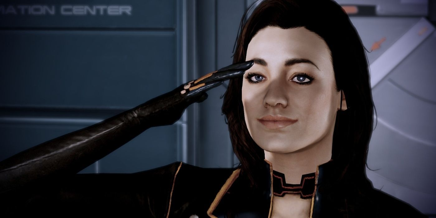 Mass Effect Miranda Lawson Salute