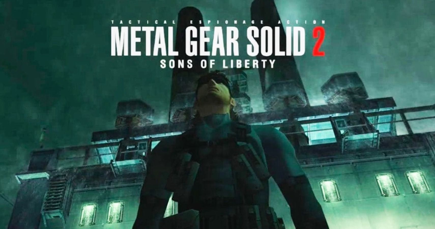 Metal gear solid 2 title card solid snake