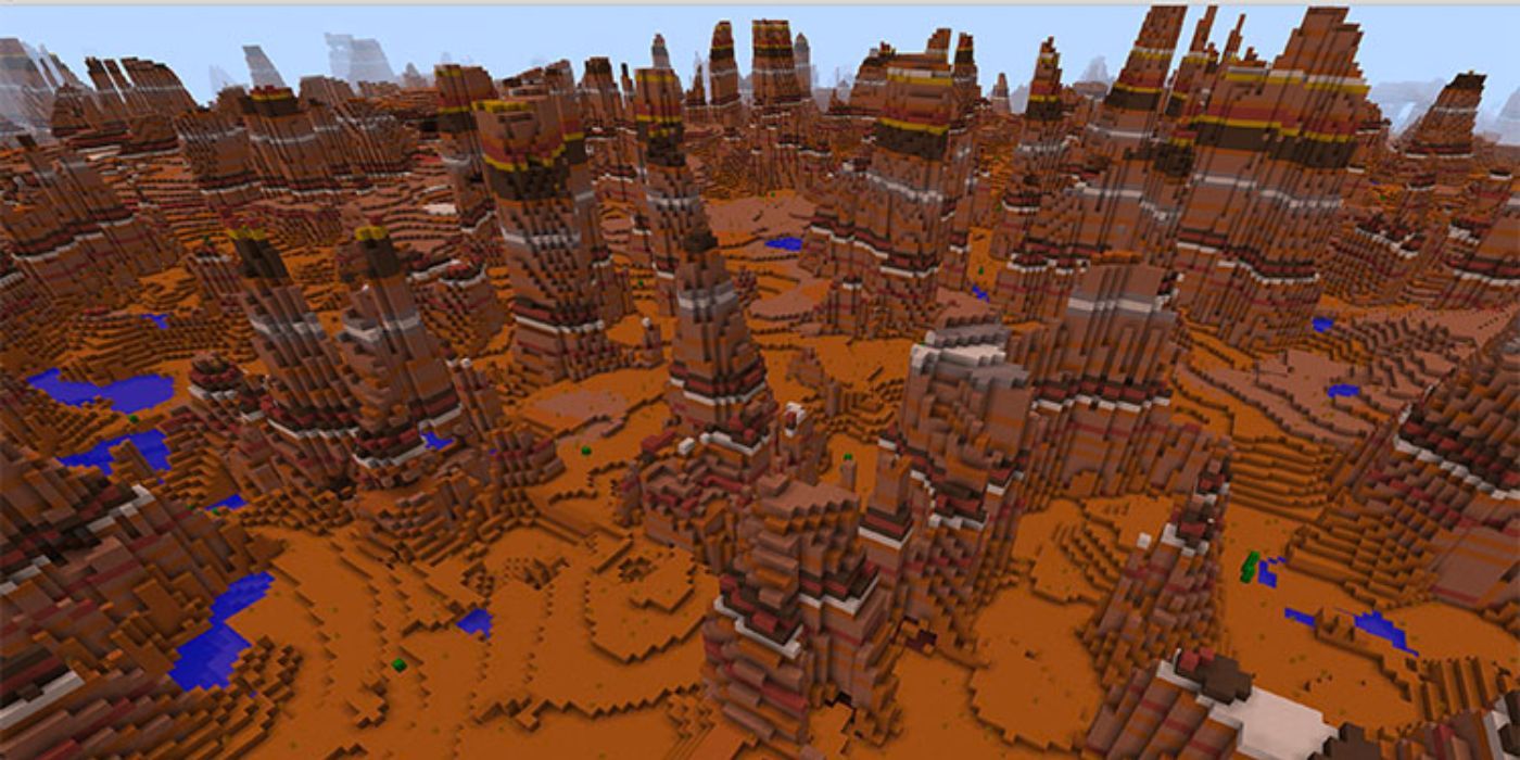 Minecraft badlands biome