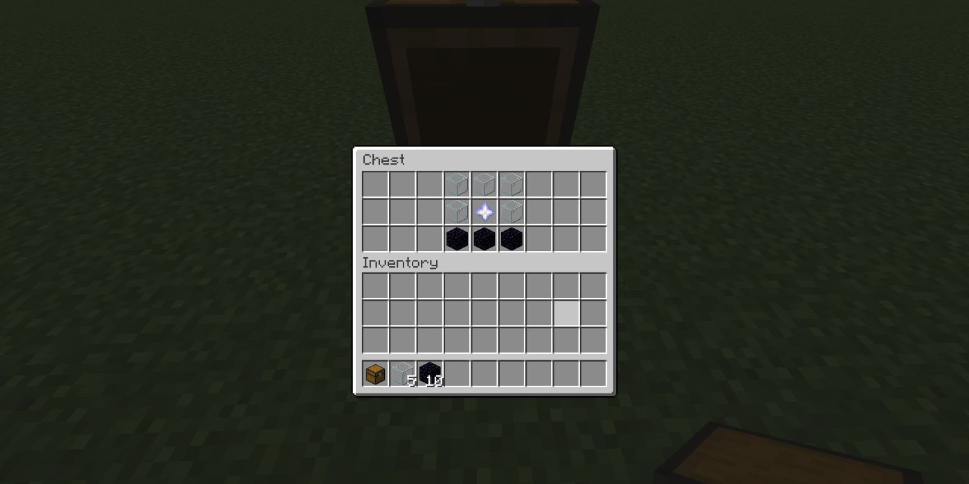 Minecraft Beacon Crafting Recipe