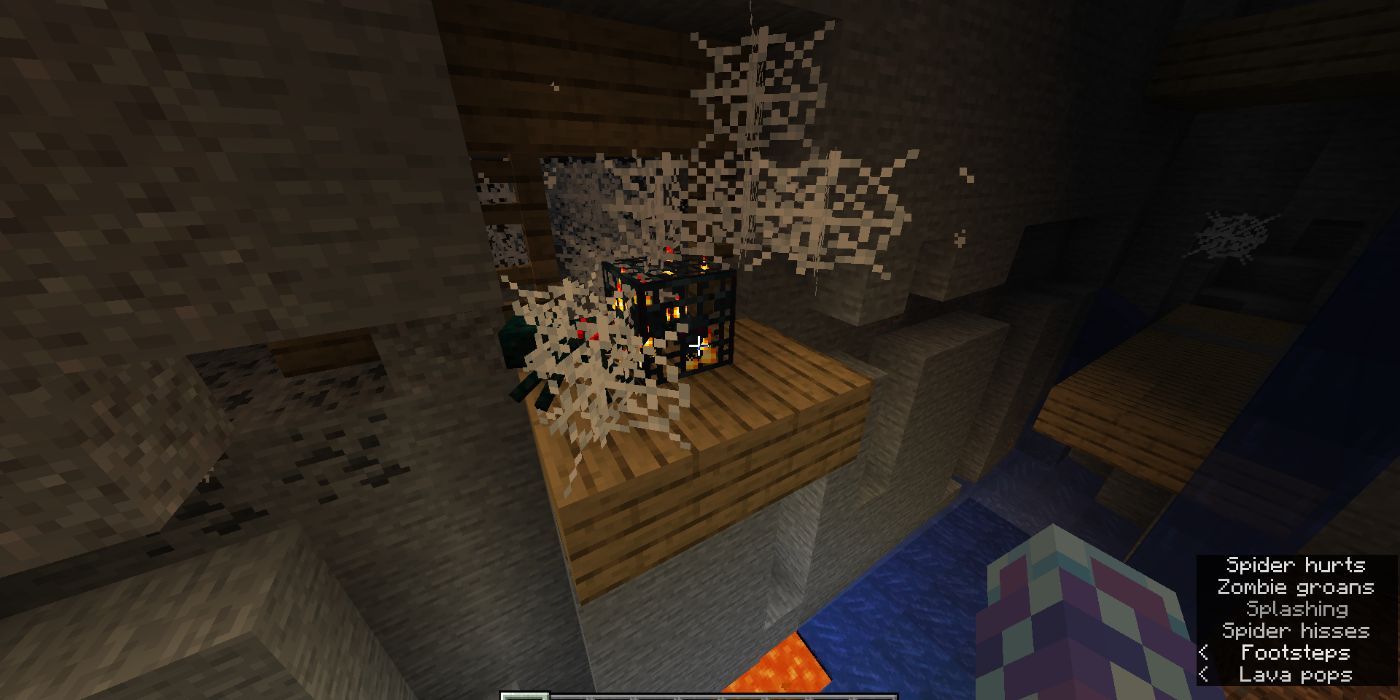 Minecraft cave spider spawner