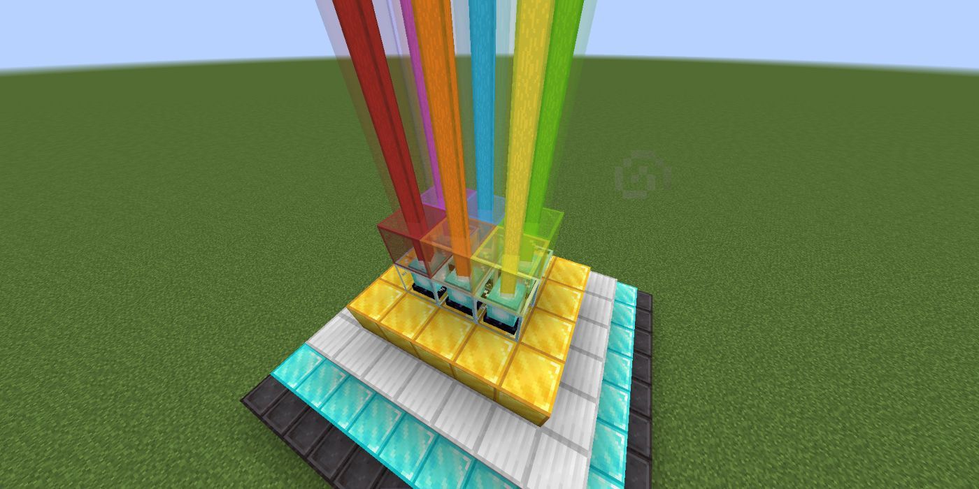 Minecraft Colorful Beacons