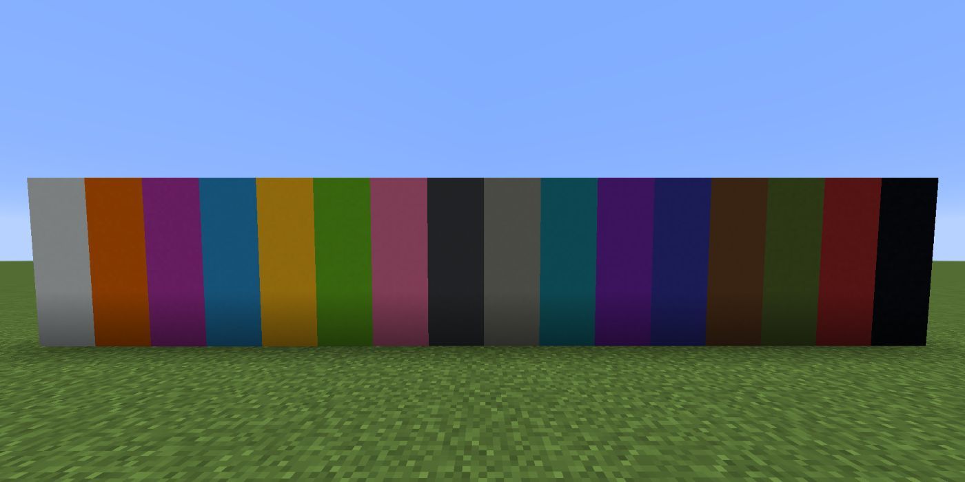 Minecraft Concrete Colours