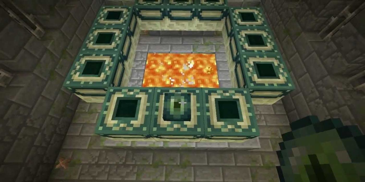Minecraft Screenshot Of Incomplete End Portal