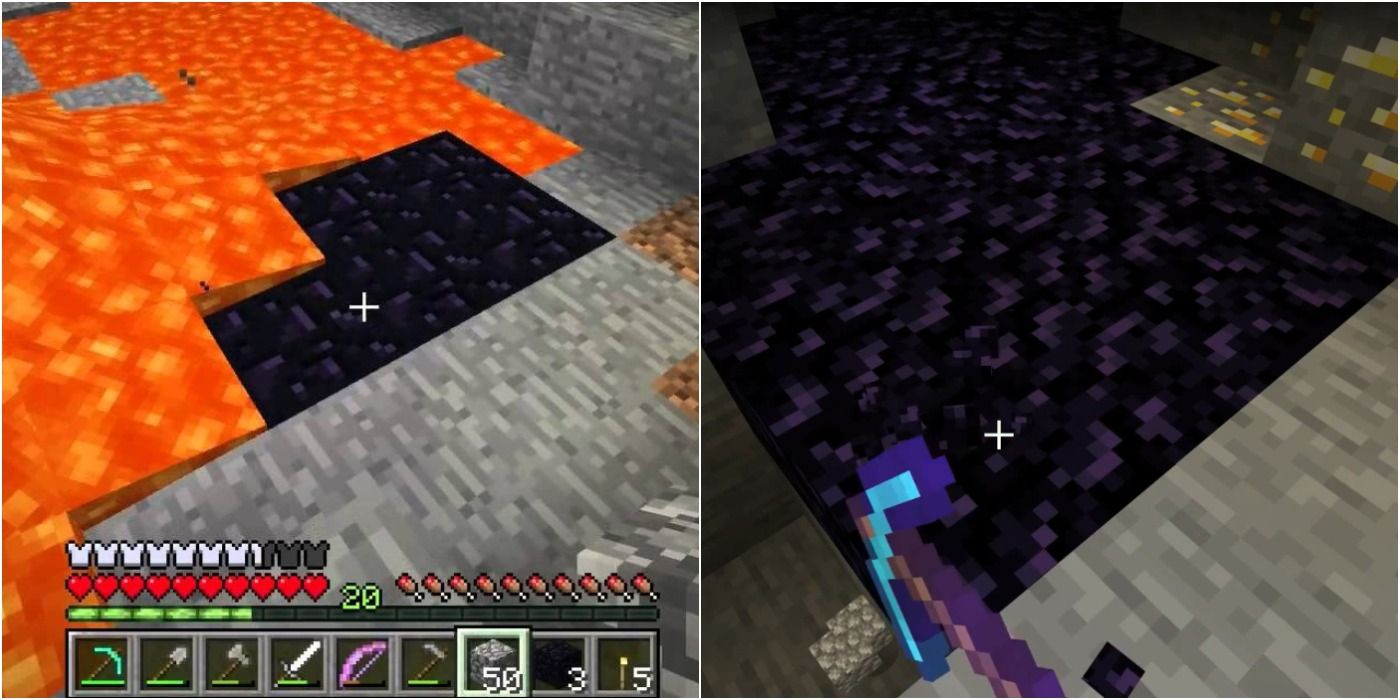 Minecraft: How To Mine And Make Your Own Obsidian