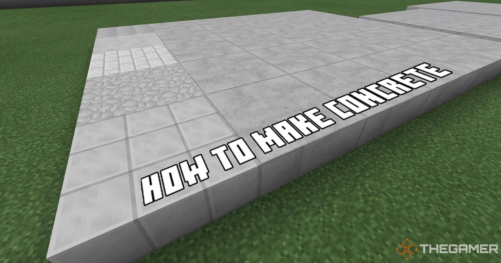 How to Make Concrete in Minecraft