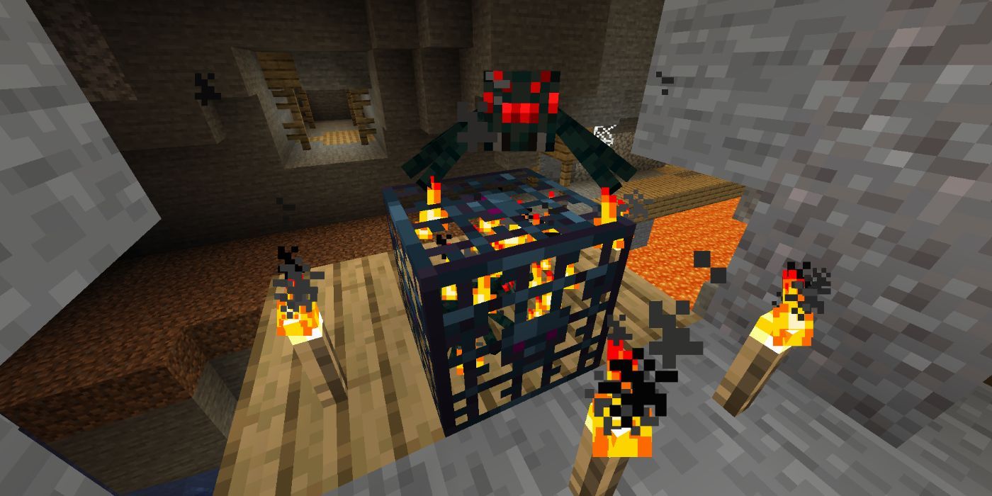 Minecraft spider spawner