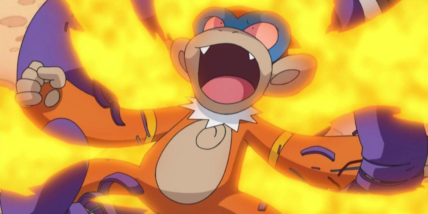 Monferno Uncontrollable Blaze Angry Mad Powerful Pokemon Diamond Pearl Ash Anime