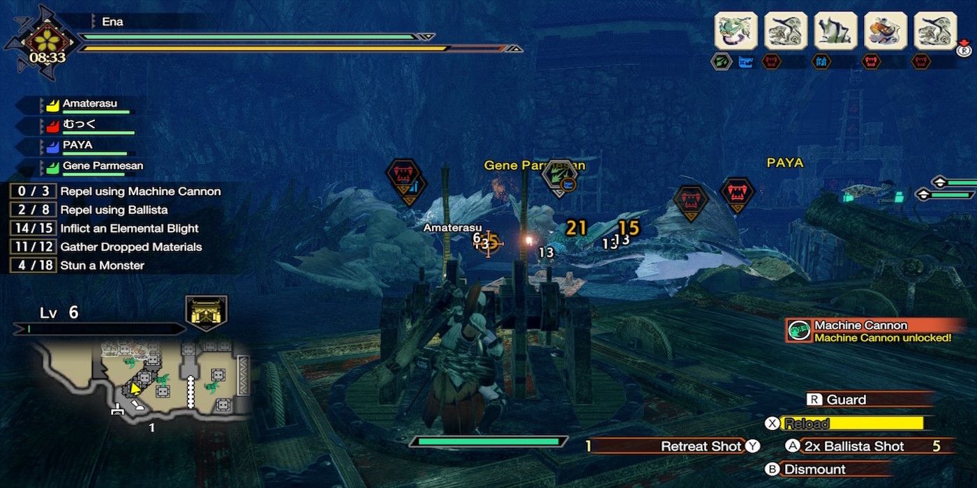 Monster Hunter Rise gameplay screenshot