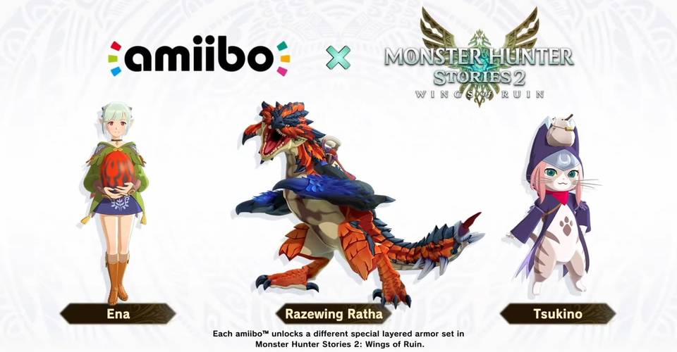 Monster Hunter Stories 2 Amiibo Will Only Be Available At Gamestop