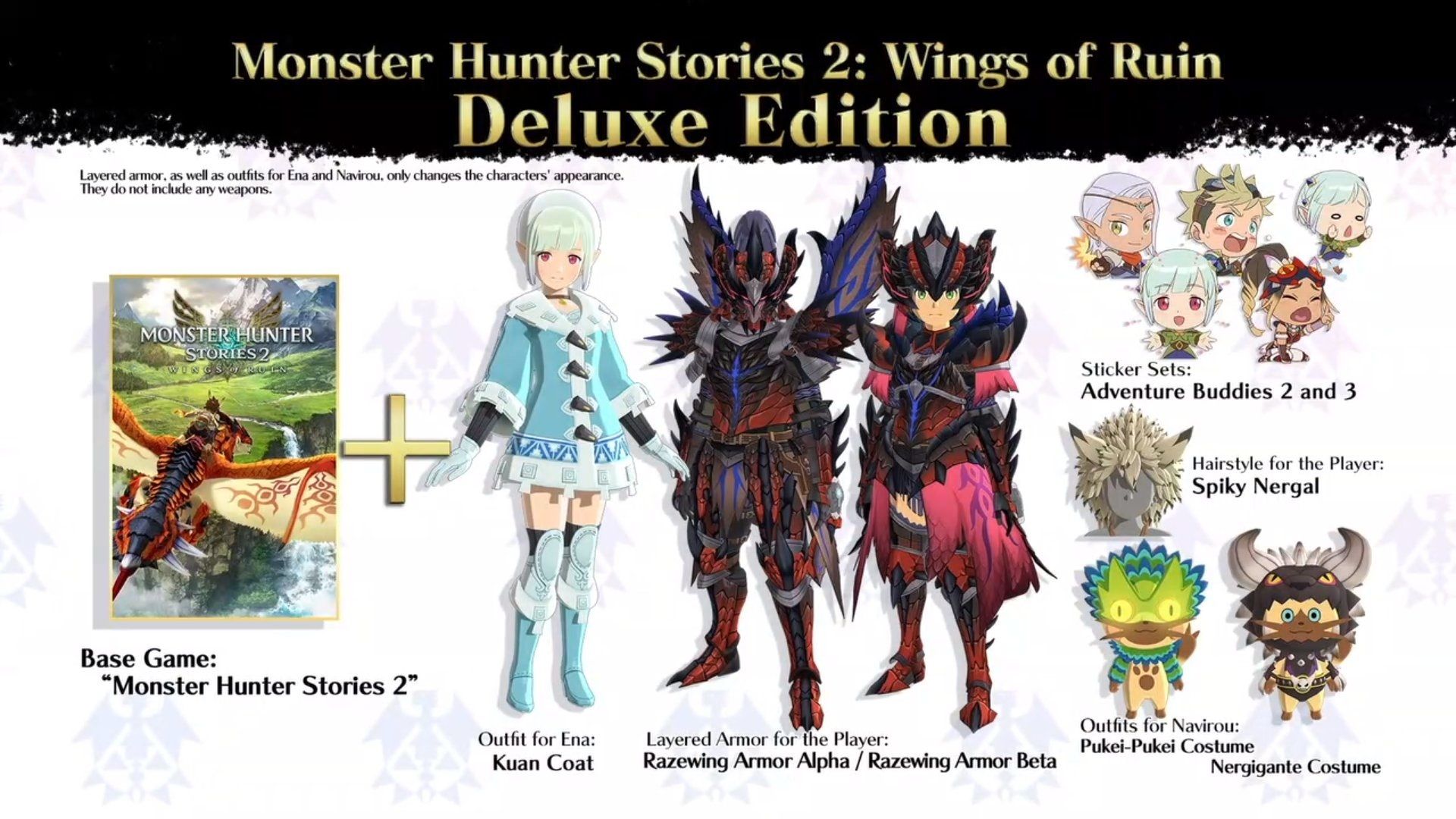 Monster Hunter Stories 2 Deluxe Edition Skins