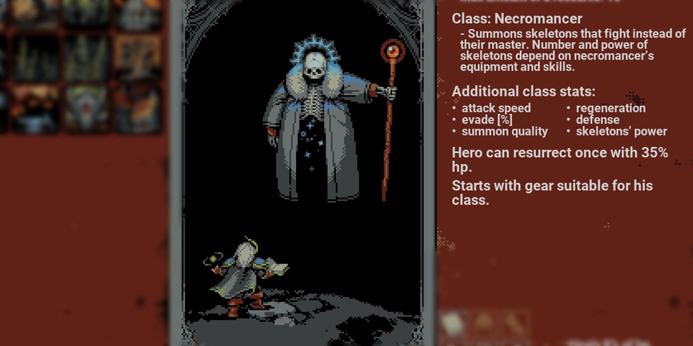 Loop Hero: Picking The Necromancer Class Up Against The Lich