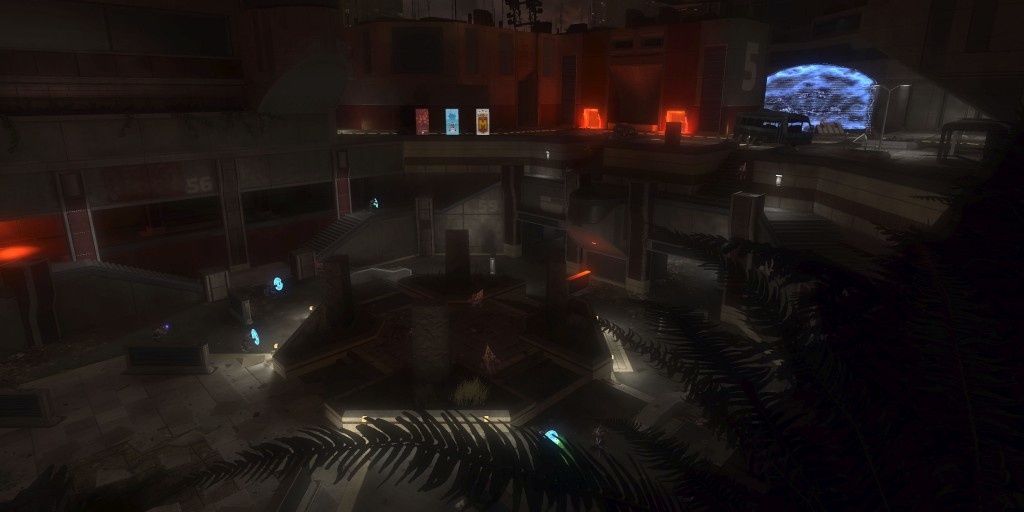 Crater (Night) map from Halo 3 ODST Firefight