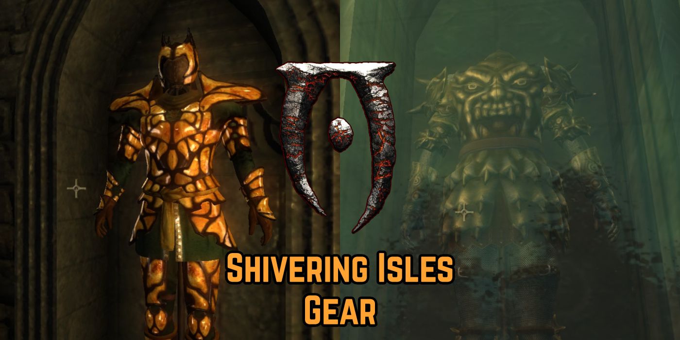 Oblivion Shivering Isles Armor Gear