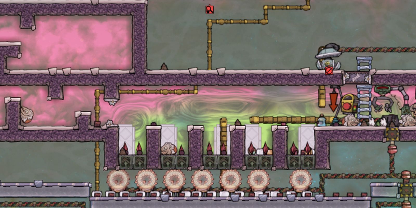 Oxygen Not Included Three Layer Farm