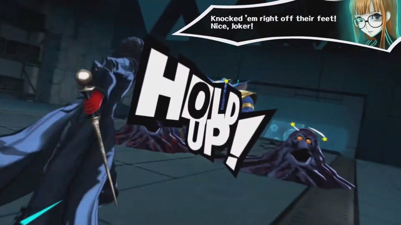 Persona 5 Hold Up in battle